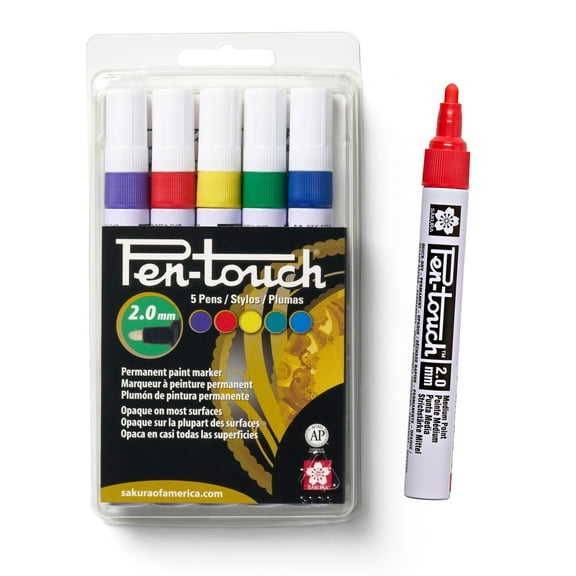 PenTouch Paint Markers Medium Point 2mm 5/Pkg-Basic
