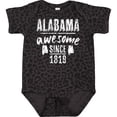 thumbnail image 3 of Inktastic Alabama Awesome Since 1819 Boys or Girls Baby Bodysuit, 3 of 5