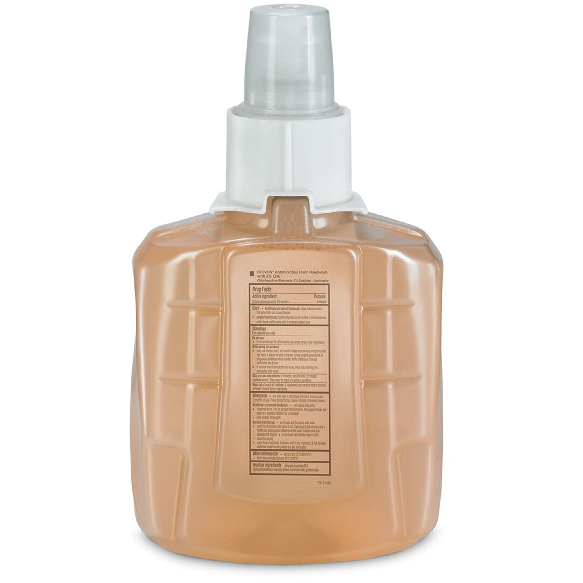 Provon Antimicrobial Soap Foaming, 1200 mL Dispenser Refill Bottle, Unscented, Case of 2