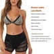 thumbnail image 4 of Greeniant Pantalones cortos de encaje para mujer, bañadores de moda, ropa de baño, cómodo y Sexy, accesorios de playa de poliéster Deportes acuáticos Negro L, 4 of 6