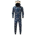 thumbnail image 1 of Pyjama de Noël Assorti pour la Famille avec Rennes, Justaucorps à Capuche une Pièce, 1 of 3