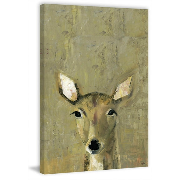 Oh My Deer Painting Print on Wrapped Canvas