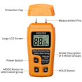 thumbnail image 2 of Medidor de humedad Proster Wood Detector de humedad digital tipo pin, 2 of 8