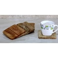 thumbnail image 4 of eSplanade Wooden Tea Coffee Coasters/Wood Coaster Set (Set of 6), 4 of 4