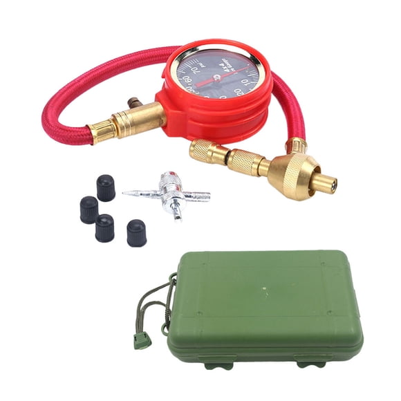 Speravity Medidor de presión de neumáticos 4X4, deflactores para motocicleta automotriz, bicicleta, camión, ATV, UTV profesional Herramientas de reparación de automóviles