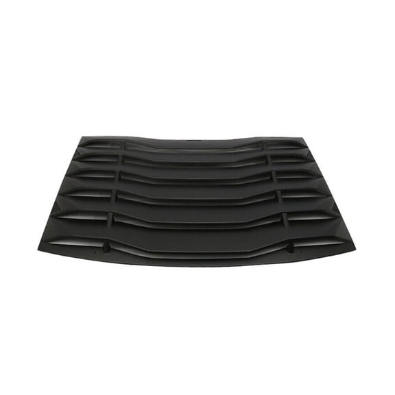 Geelife Fits 11-23 Dodge Charger Unpainted Rear Window Louver Cover Sun Shade Vent ABS