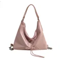 thumbnail image 3 of Bolsos de hombro de PU con lazo de gran capacidad, sólidos, 2024, ligeros, de lujo, con cadenas, informales, para mujer, a la moda, con cremallera, bolsos de mano, bolsas de Ombro, 3 of 5