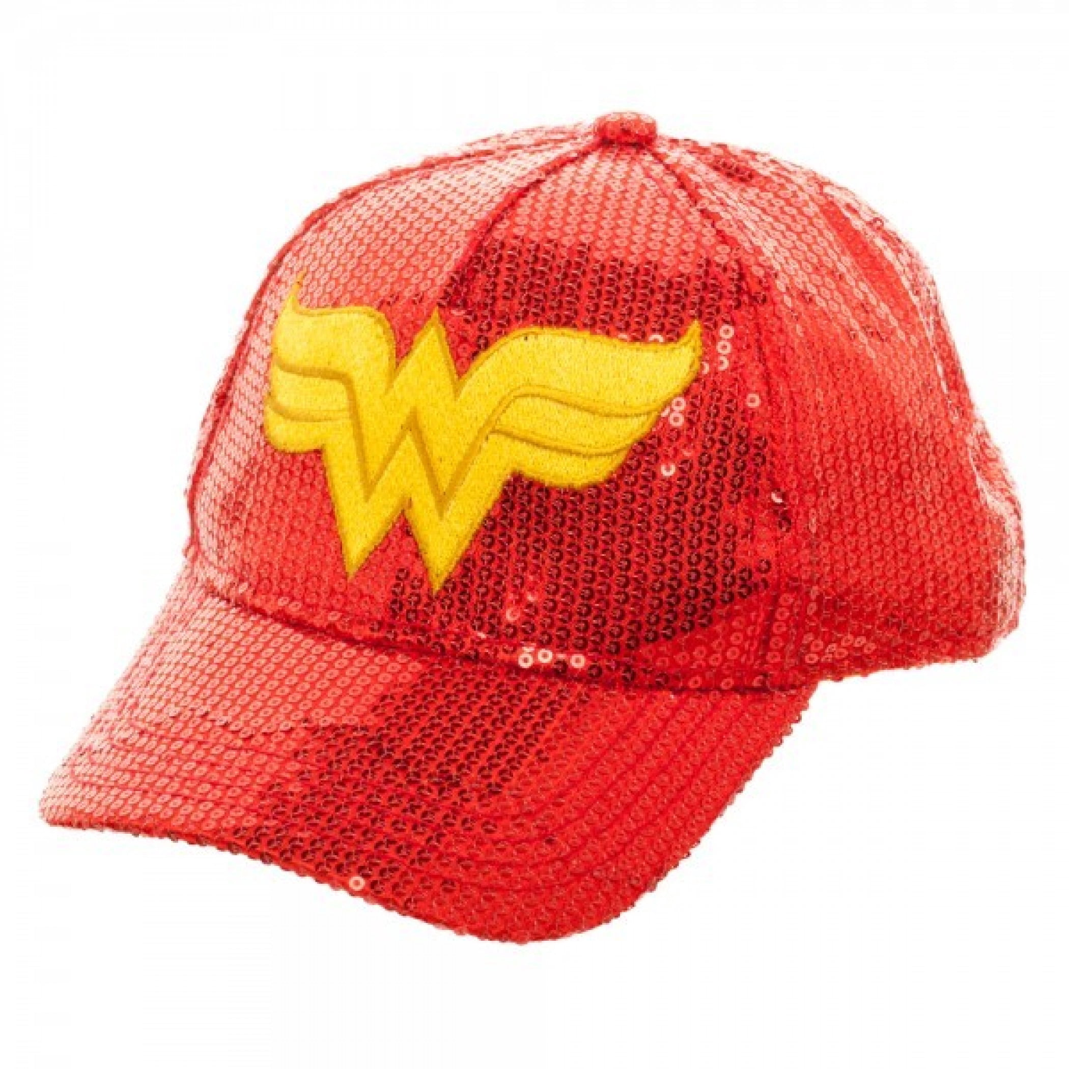 DC Comics Youth Girls Wonder Woman Red Sequin Adjustable 