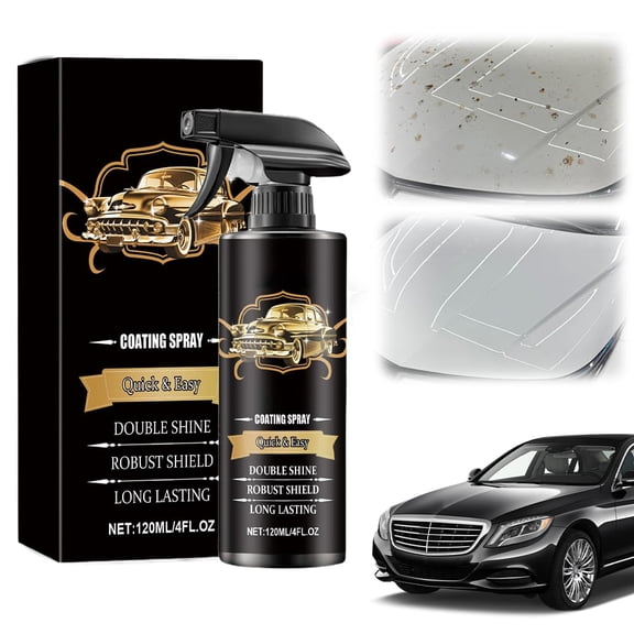High Gloss Car Coating Spray,Polish with High-Gloss Finish, Paint Sealant for Lasting Defence, Perfect for Automotive Care
