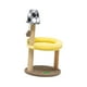 thumbnail image 1 of Rascador para gatos, protector de muebles para gatos de interior, poste de escalada de sisal amarillo, 1 of 9