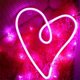 thumbnail image 4 of Love Heart Neon Light Valentine's Night Lights Gift,LED Heart Shape Neon Signs Lamp Neon Decor for Wall,Fun Light for Kids Room Decoration Powered by, 4 of 5