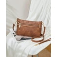 thumbnail image 7 of Small Purses for Women Crossbody Bags Leather Wristlet Purses Envelope Clutch Purse, 7 of 7