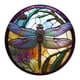 thumbnail image 1 of onlyliua ¡ ¡Promoción de Temporada! Corona Colgante, Pared Circular Colorida, Ventanas, Festivales, 16 * 16 * 0,4 Cm, 1 of 5
