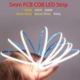 thumbnail image 1 of Tira LED COB súper delgada de 5mm 384LEDs/m suave Flexible DC12V/24V barra de luz blanca fría cálida para iluminación decorativa 3000K 4000K 6000K Tan Jianjun unisex, 1 of 1