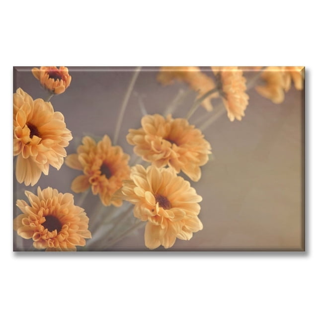 Cuadro Canva Listo Para Colgar Pixtreats Tipo Galería Crisantemos 60X90 cm