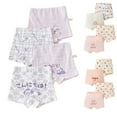 thumbnail image 4 of FJUCHAI 1-12Y Toddler Girls' Cartoon Underwear Big Kids Cotton Boxer Shorts for Baby Children 4PCS, 4 of 8