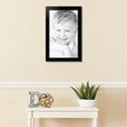 thumbnail image 3 of ArtToFrames 14" x 23" Satin Black Step Lip Picture Frame, 14x23 inch Black Wood Poster Frame (WOM-1452), 3 of 7