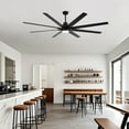 thumbnail image 2 of Tower Fan 84 Inch Large 8 PCS Plywood Reversible Blades Ceiling Fan With Light Kit 3 Color Dimmable LED, DC 6 Speed ,Remote Control Ceiling Fan for Patio Living Room, Bedroom, Office,Indoor.(Matte, 2 of 17