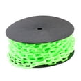 thumbnail image 2 of Abbracc Plastic Chain Links Decoration Caution Sign Lightweight Barrier Chain for Bright Green, 2 of 9