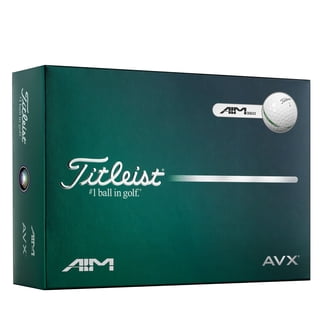Titleist AVX ホワイト 4ダース Titleist AVX Golf Balls Longer Distance Softer Feel, White