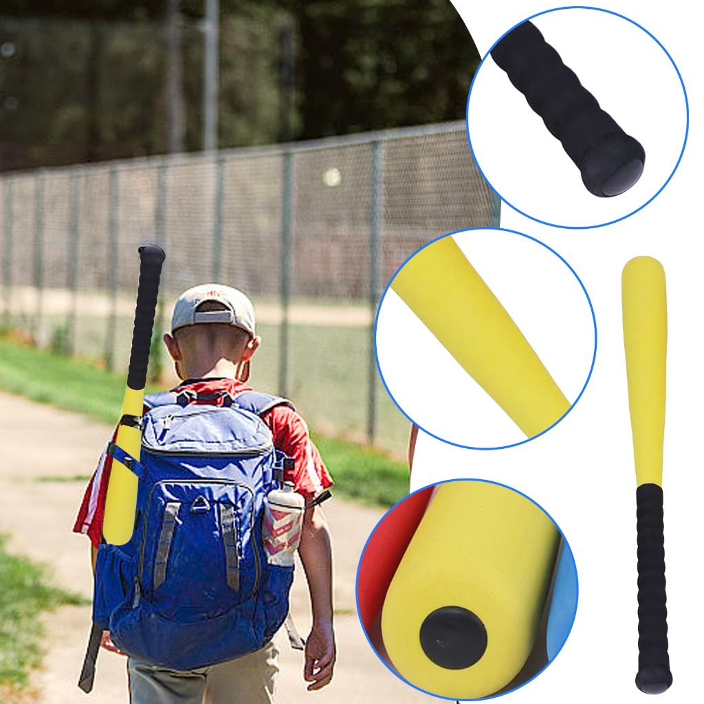 Yokua Soft Baseball Bat Toy with Balls for Indoor Outdoor Learning Game Playing