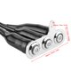 thumbnail image 3 of 12V Stainless Steel Motorcycle Handlebar Switch LED Modification Bracket Control Push ButtonWith 2Pcs Switch Button, 3 of 3