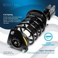 thumbnail image 3 of Detroit Axle - FWD Front Struts Sway Bars for 05-09 Chevy Uplander Pontiac Montana 05-07 Buick Terraza Relay Complete 2 Struts w/Coil Spring 2 Sway Bars 2005 2006 2007 Replacement, 3 of 7