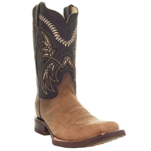 Soto Boots Square Toe Leather Sole Cowboy H4002 Com - Leather Sole Boots Soto Boots Square Toe Leather Sole Cowboy H4002 Com - Leather Sole Boots