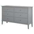 thumbnail image 1 of Ameriwood Home Commo Franklin 6 Tiroirs en Gris, 1 of 7