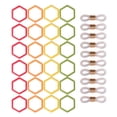 thumbnail image 4 of jifeng Knitting Crochet Marker Counter for DIY Handmade Craft Weaving Scarf Weaving Package D, 4 of 9