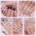 thumbnail image 4 of Press on Nails Plauva Cat Eye 300 piezas cortas cuadradas para mujer, 4 of 7