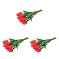 thumbnail image 3 of Injueey 10 paquetes / lote Versátiles flores de PU para coronas - Bajo mantenimiento Exquisito hecho a mano No tóxico para gatos y perros Type1 NO1, 3 of 6