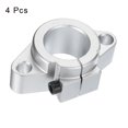 thumbnail image 3 of Uxcell 4pack SHF30 Aluminum Linear Rod Rail Shaft Support for 30mm Diameter Shaft, Linear Motion Rail Guides Mounting Bracket with Wrench for CNC Machine, 3D Printer, Automation Equipment, 3 of 7