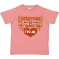thumbnail image 3 of Inktastic Everyone is Thankful for Me with Heart and Leaves Boys or Girls Toddler T-Shirt, 3 of 5