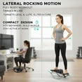 thumbnail image 6 of Rock Stepper Step Side-to-Side Lateral Rocking Fitness Stepper with Digital Monitor/Resistance Bands Machine for Home Workout(Purple), 6 of 12