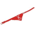 thumbnail image 1 of Foulard de Cou pour Animaux, Collier Doux Réfléchissant Ajustable pour Chiens Noir, Rouge, 1 of 8