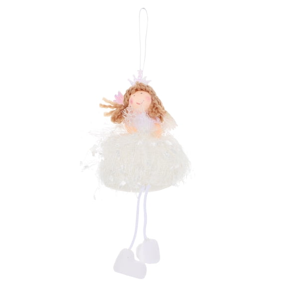 PTOOTP Cherub Angel Pendant Figurine with White Cloth for Christmas Tree Decoration, Festival Ornament, 1 Piece