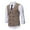 Coffee, variant on Men's Coats And Jackets Hooded Men's Four Seasons Trendy Casual Suit Vest Coffee XXXL JE