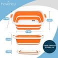 thumbnail image 2 of Havenity BBQ Prep Tub 2 Pack (8L+8L) - Collapsible Camping Cutting Board with lid, Meal Prep for Grilling & Outdoor Cooking, 2 of 10