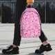thumbnail image 2 of Disketp Breast Cancer Awareness2 Mochila Escolar de 15 Pulgadas, Mochila Ligera para Estudiantes, Viajes y Trabajo, Cómoda y Resistente para el Uso Diario, 2 of 6