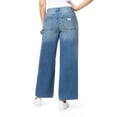 thumbnail image 2 of WallFlower Women's Carpenter Denim Low-Rise Insta Classic Juniors Jeans, 2 of 7
