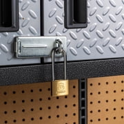 Brinks Solid Brass 40mm Keyed Padlock with 2 1/2in Shackle, 4 pack