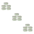 thumbnail image 1 of Recipiente hermético Inteprter para alimentos Tapa hermética Sin BPA Verde 5 piezas, 1 of 6