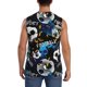 thumbnail image 4 of Fotbe Football Men's Camiseta sin Mangas Estampada para Hombres, Playera Casual para Gimnasio, Entrenamiento, Playa-X-Large, 4 of 7