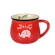 thumbnail image 1 of Advancent Taza de agua de cerámica, desayuno de avena, bonito vaso para beber, contenedor de alimentos resistente al calor, taza de cerámica Utensilios de cocina Rojo, 1 of 6