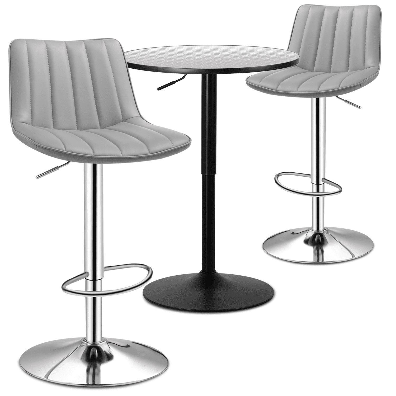 MoNiBloom 3 Piece Bar Dining And Chair Set 23 5 Bar Top Table And monibloom-3-piece-bar-dining-and-chair-set-23-5-bar-top-table-and
