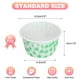 thumbnail image 2 of Mini forros para cupcakes, 50 piezas de forros para muffins, soportes de papel para cupcakes, envolturas a prueba de grasa (verde y blanco), 2 of 6