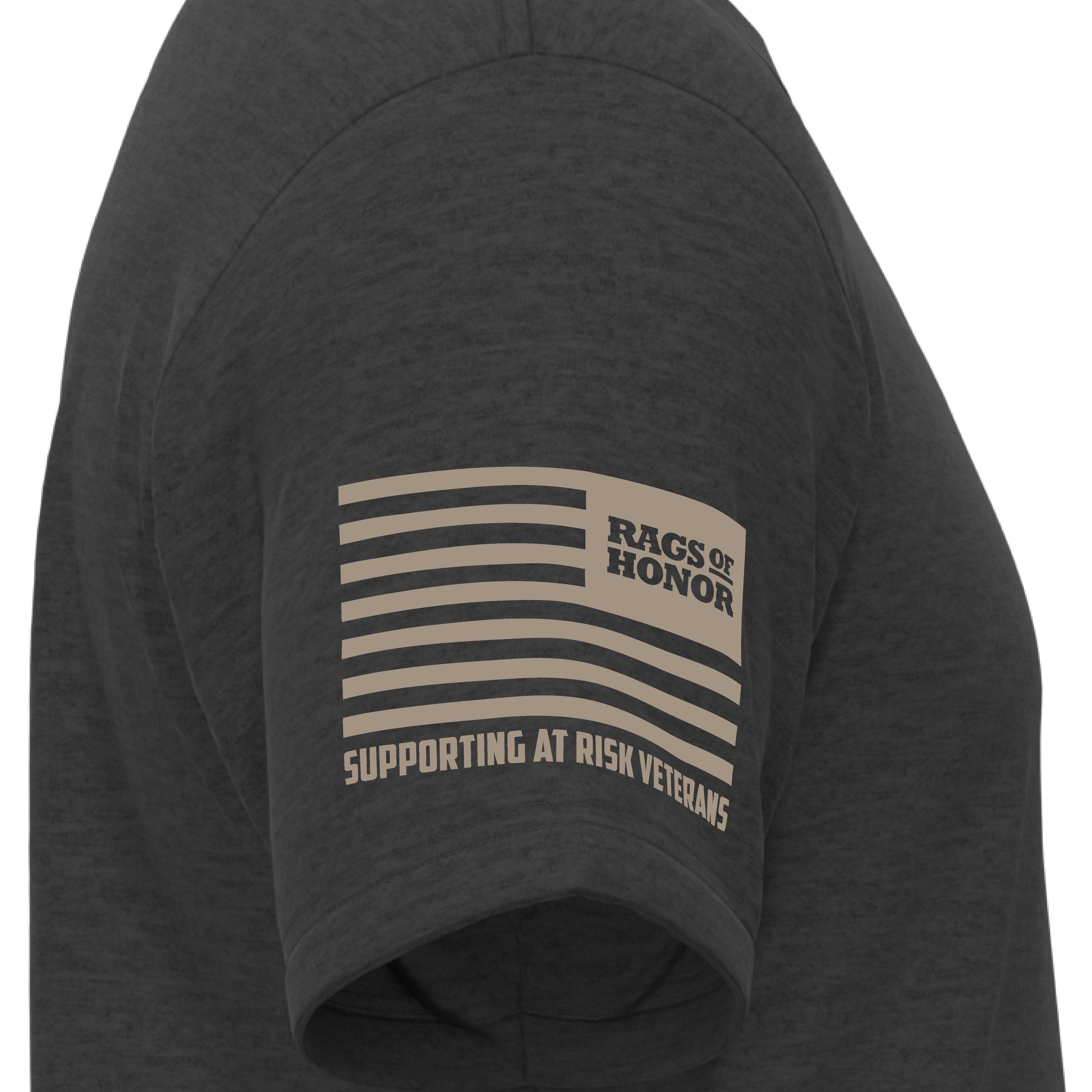 Rags of Honor All Gender Patriotic Camo Wave USA Flag Graphic Tee Shirt, Men's Sizes S-5XL
