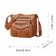 thumbnail image 2 of Bolso de hombro retro para mujer Correas de hombro ajustables Decoración de corazón Sling, 2 of 7