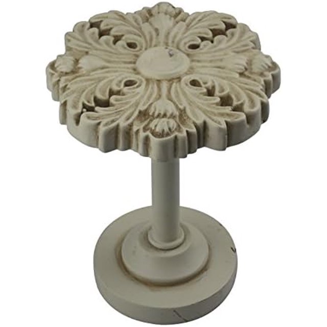 Eve Medallion Drapery Holdback, Ivory